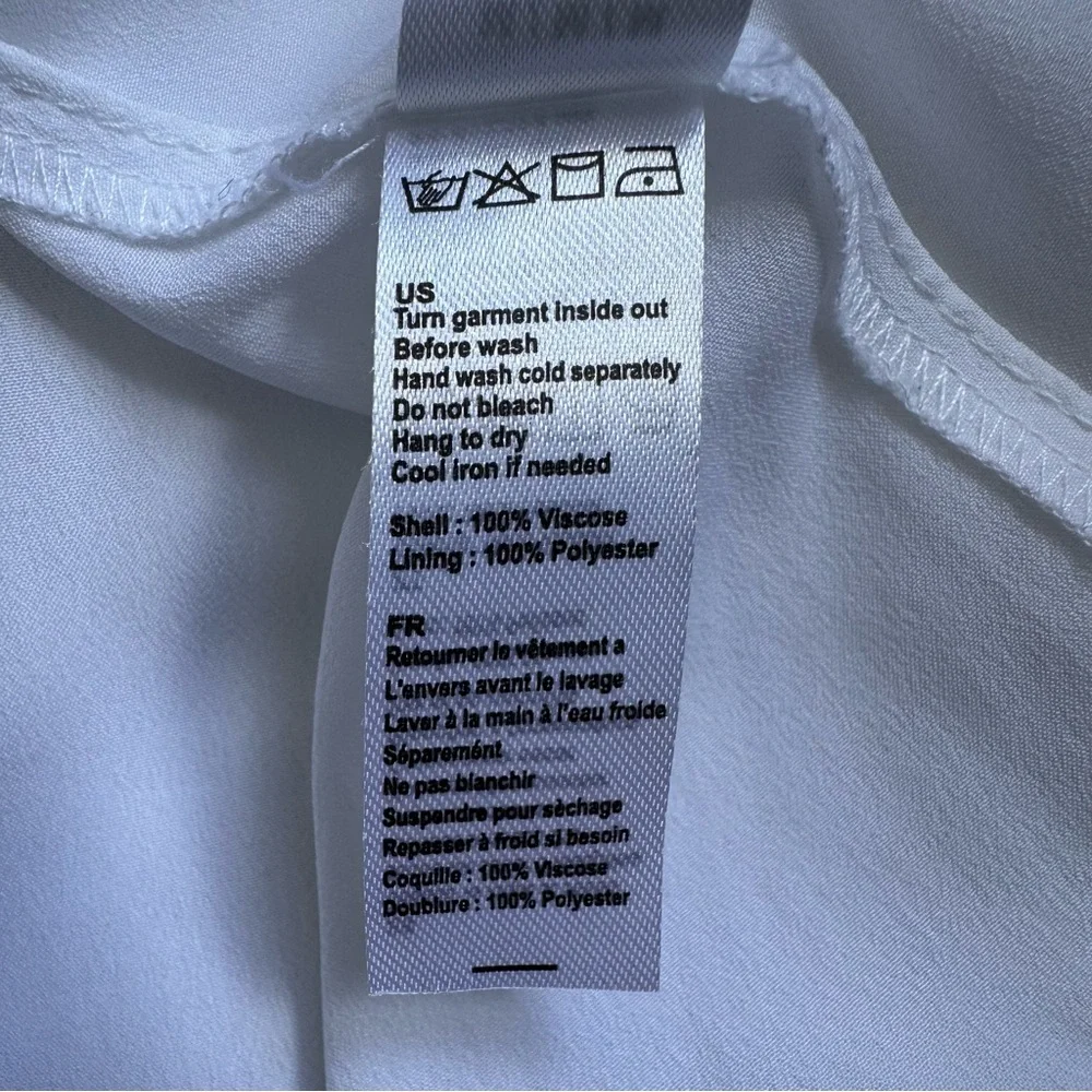 Amuse Society White On The Go Dress Crochet‎ Insets SZ Small Boho Coastal Resort